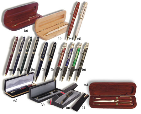 Engraved Pens & Pen Cases